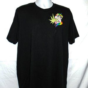 Pot Smoking Unicorn Embroidered Tshirt